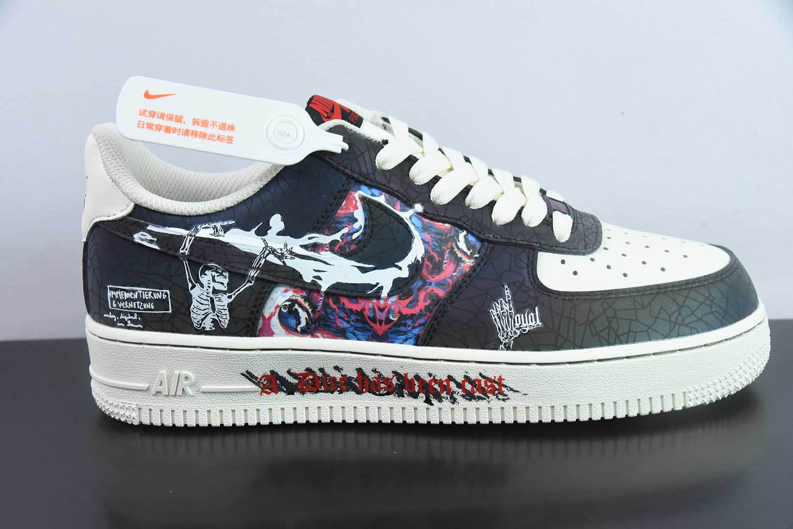 耐克Nike Air Force 1'07 Low Happy To End 快乐至死涂鸦空军一号低帮休闲板鞋纯原版本 货号:DY2032-320