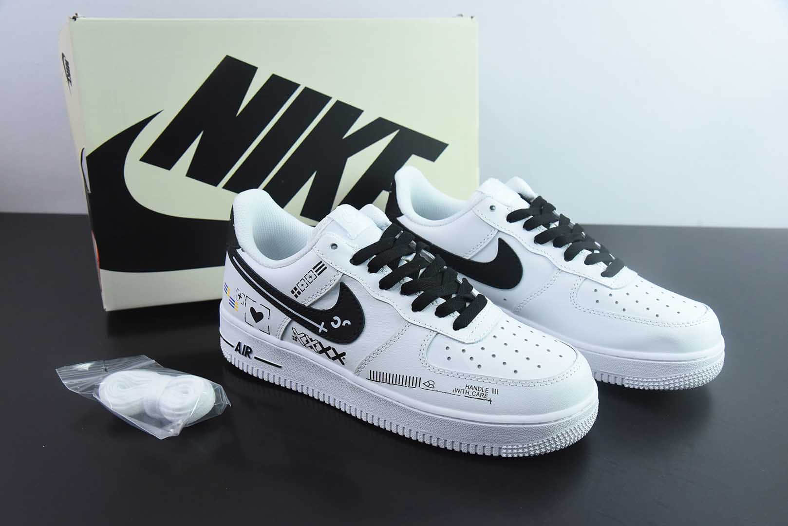 耐克 Nike Air Force 1 Low’07 印花集空军一号低帮休闲板鞋纯原版本 货号：CW2288-030