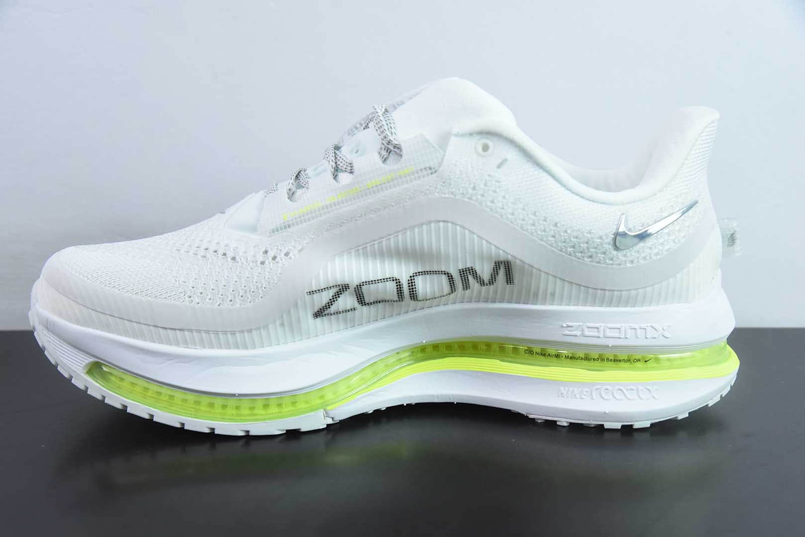 耐克Nike Air Zoom Pegasus Premium 耐克白绿网面全掌气垫缓震跑鞋纯原版本 货号：HQ2593 - 601