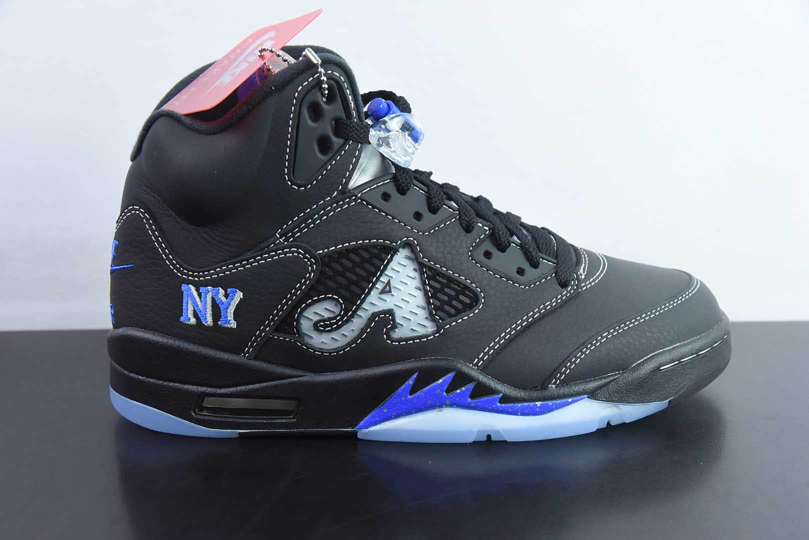 乔丹Awake NY x Air Jordan 5 Retro AJ5乔5联名赛车蓝男子文化篮球鞋纯原版本 货号：DV4982-004