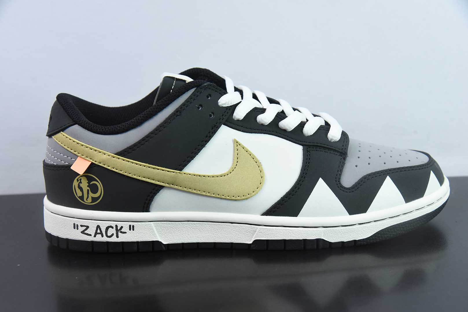 耐克Nike SB Dunk Low 恐龙战队系列猛犸象配色SB低帮休闲运动滑板鞋纯原版本 货号：ZZ1998-003