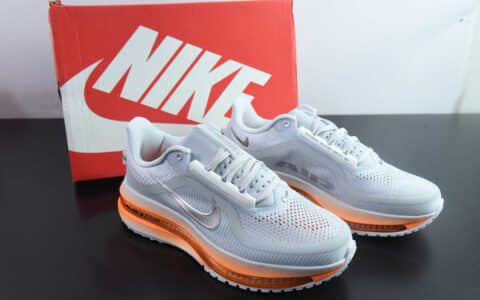 耐克 Nike Air Zoom Pegasus Premium 耐克灰蓝橙网面全掌气垫缓震跑鞋纯原版本 货号：HQ2592-002