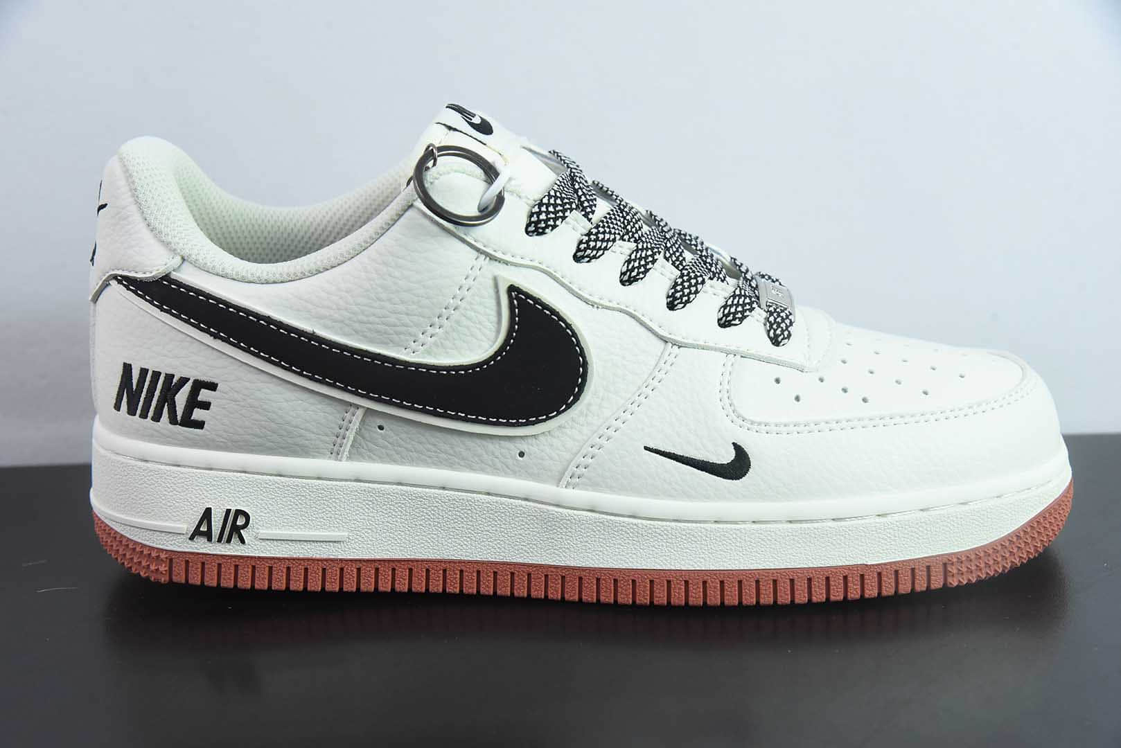 耐克Nike Air Force 1'07 Low NIKE联名米白黑生胶空军一号低帮休闲运动板鞋纯原版本 货号:CS5288-021