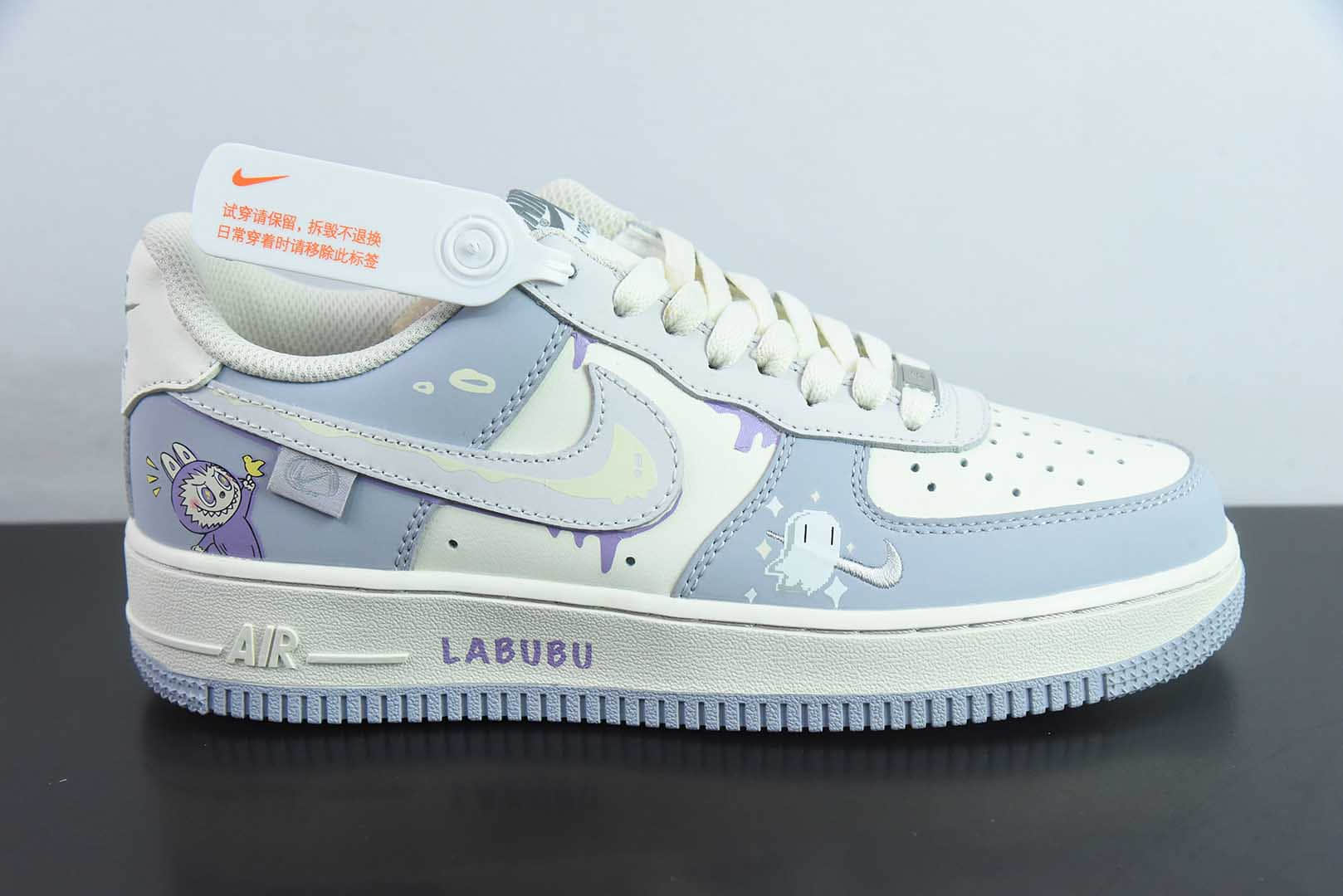 耐克 Nike Air Force 1'07 Low 拉布布紫空军一号低帮休闲运动板鞋纯原版本 货号：YX5066-343