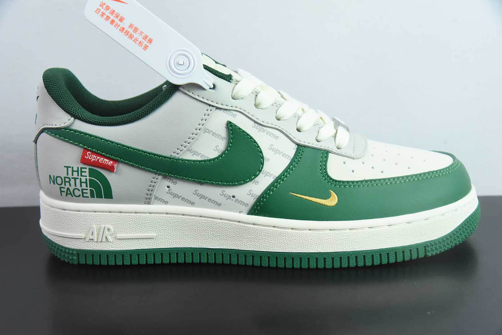 耐克Nike Air Force 1'07 Low 三方联名款孔雀绿空军一号低帮休闲板鞋纯原版本 货号：ZH2598-321