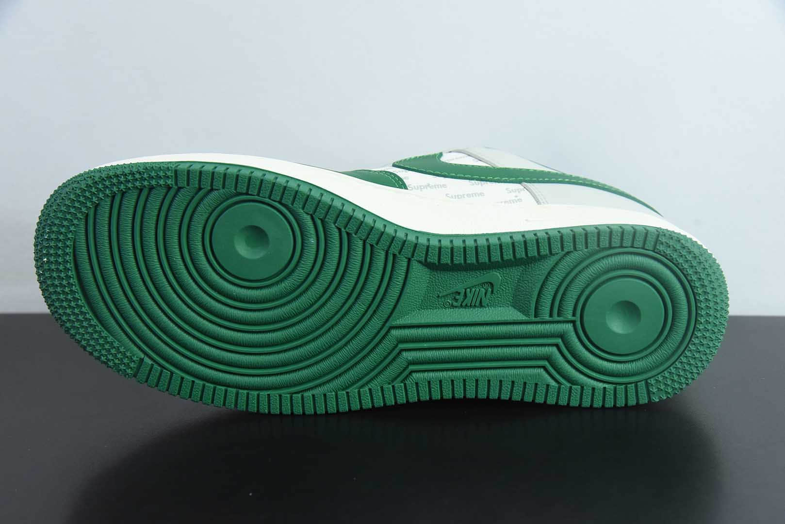 耐克Nike Air Force 1'07 Low 三方联名款孔雀绿空军一号低帮休闲板鞋纯原版本 货号：ZH2598-321