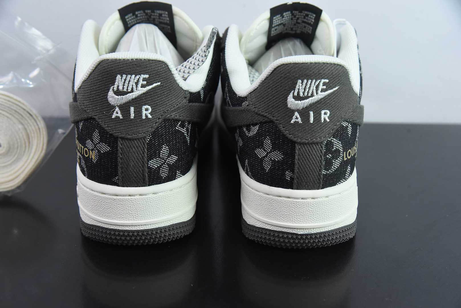 耐克Nike Air Force 1 '07 Low “LV联名黑金”空军一号低帮休闲板鞋纯原版本 货号：JJ2508-703