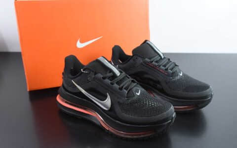 耐克Nike Air Zoom Pegasus Premium耐克黑灰橙网面全掌气垫缓震跑鞋纯原版本 货号：HQ2593 - 003