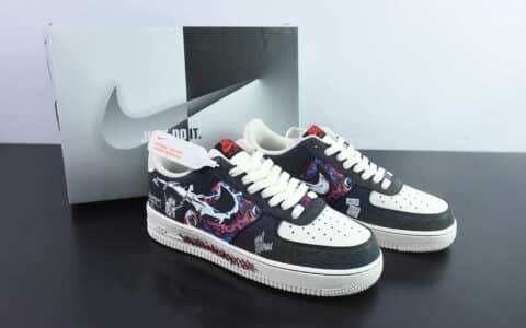 耐克Nike Air Force 1'07 Low Happy To End 快乐至死空军一号低帮休闲板鞋纯原版本 货号：DY2032 - 320