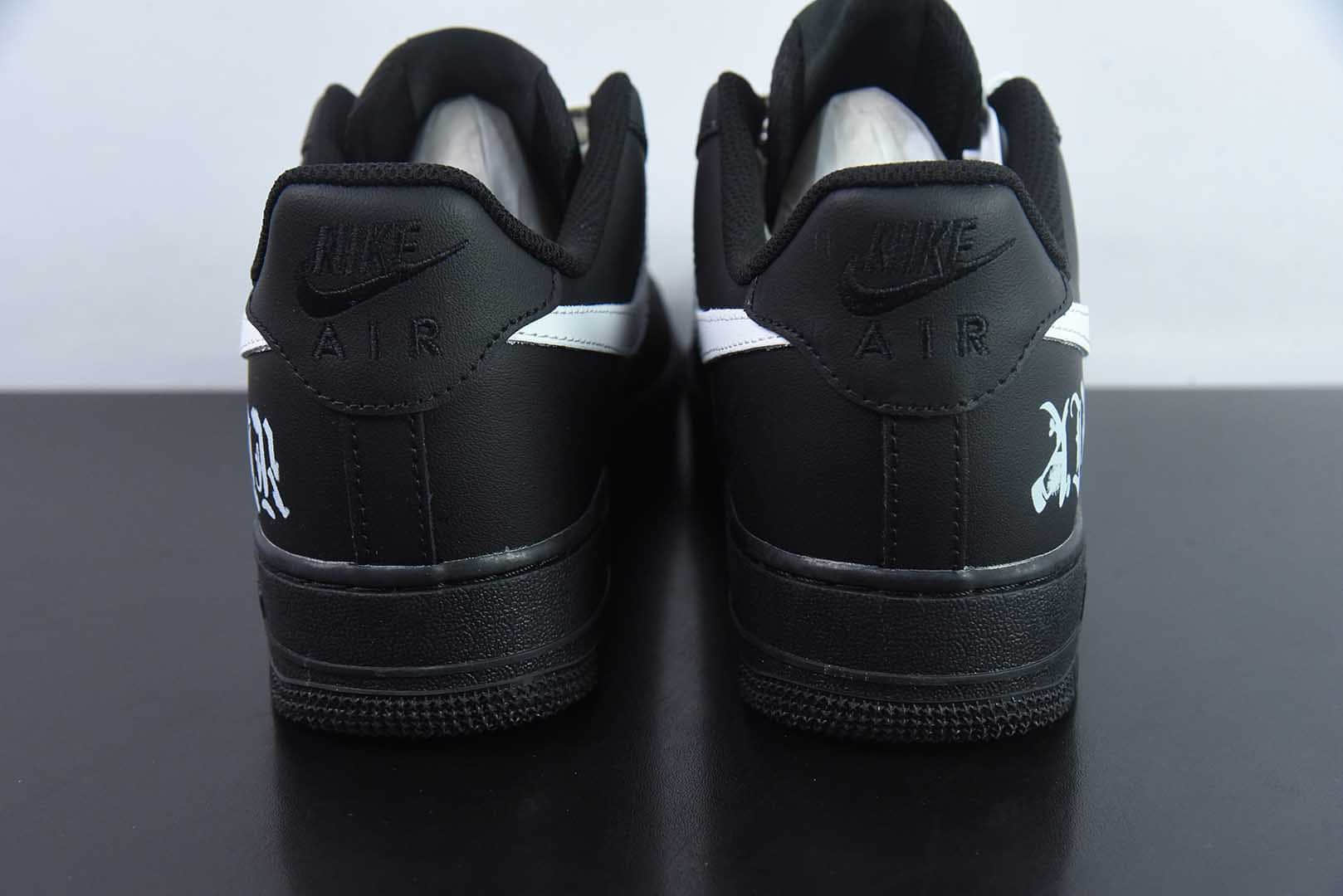 耐克Nike Air Force 1'07 Low 黑银克特空军一号低帮休闲板鞋纯原版本 货号：ZH0316 - 085