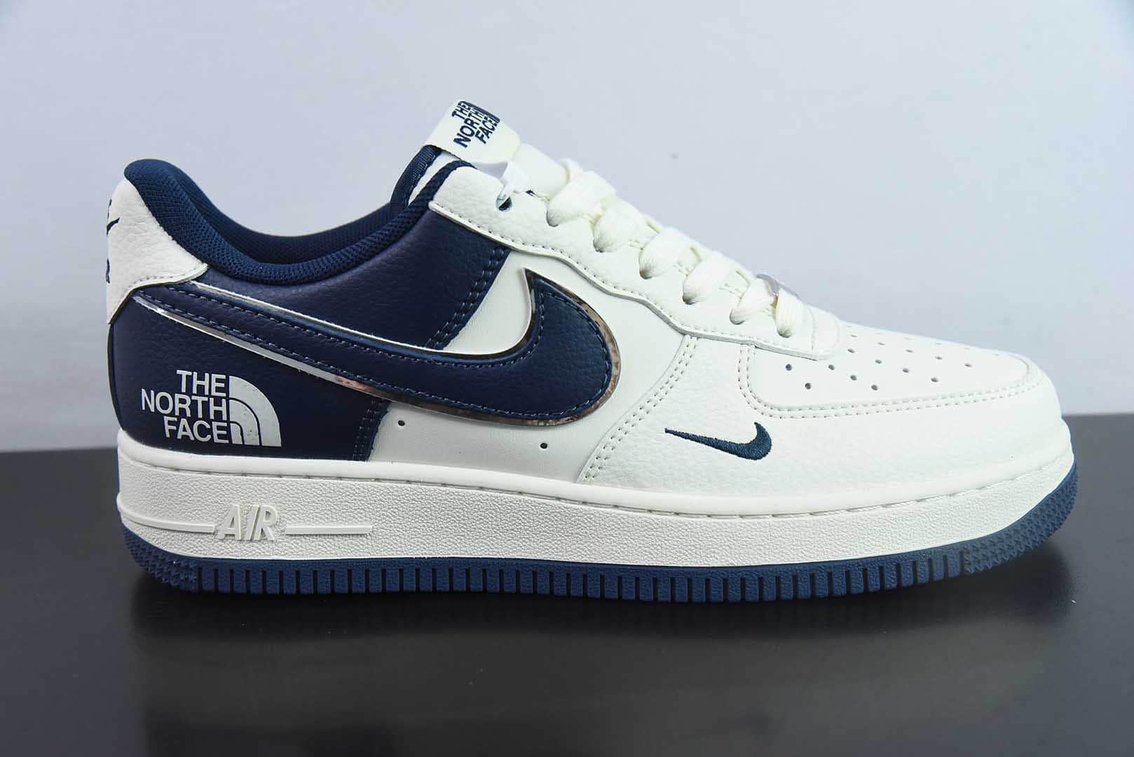耐克 Nike Air Force 1'07 Low 北面联名白深蓝空军一号低帮休闲板鞋纯原版本 货号:ZH2598-318