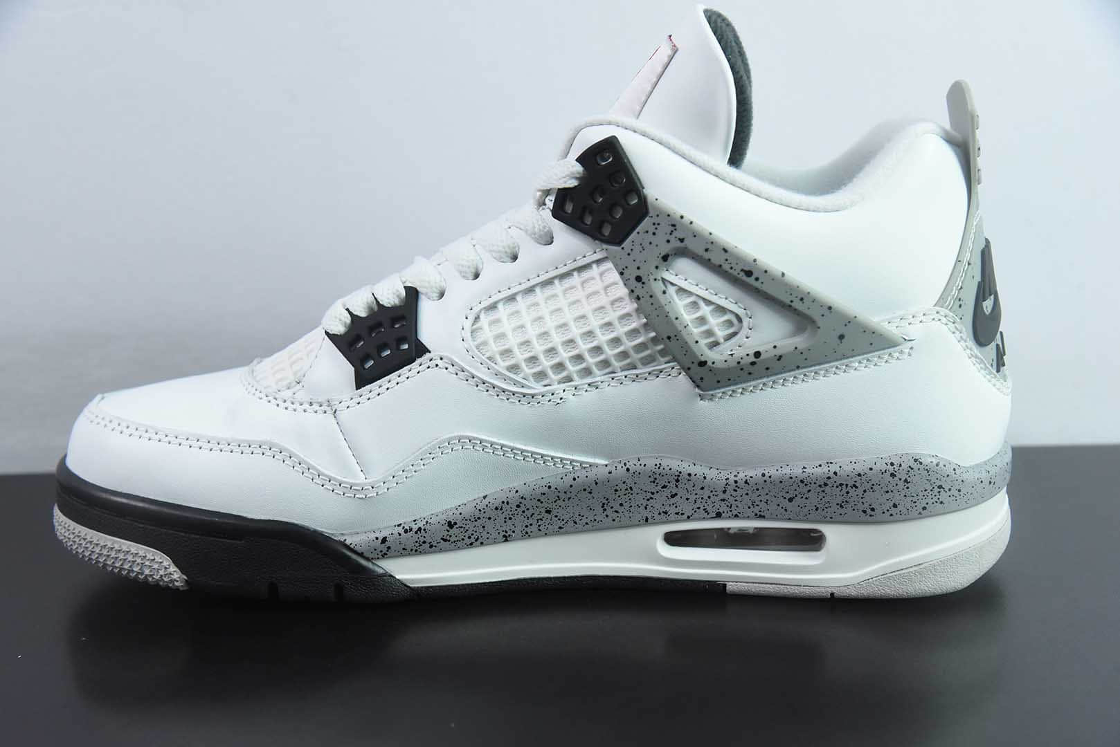 乔丹Air Jordan4 Retro OG White Cement AJ4复刻白水泥男子复古文化篮球鞋纯原版本 货号：FV5029-100