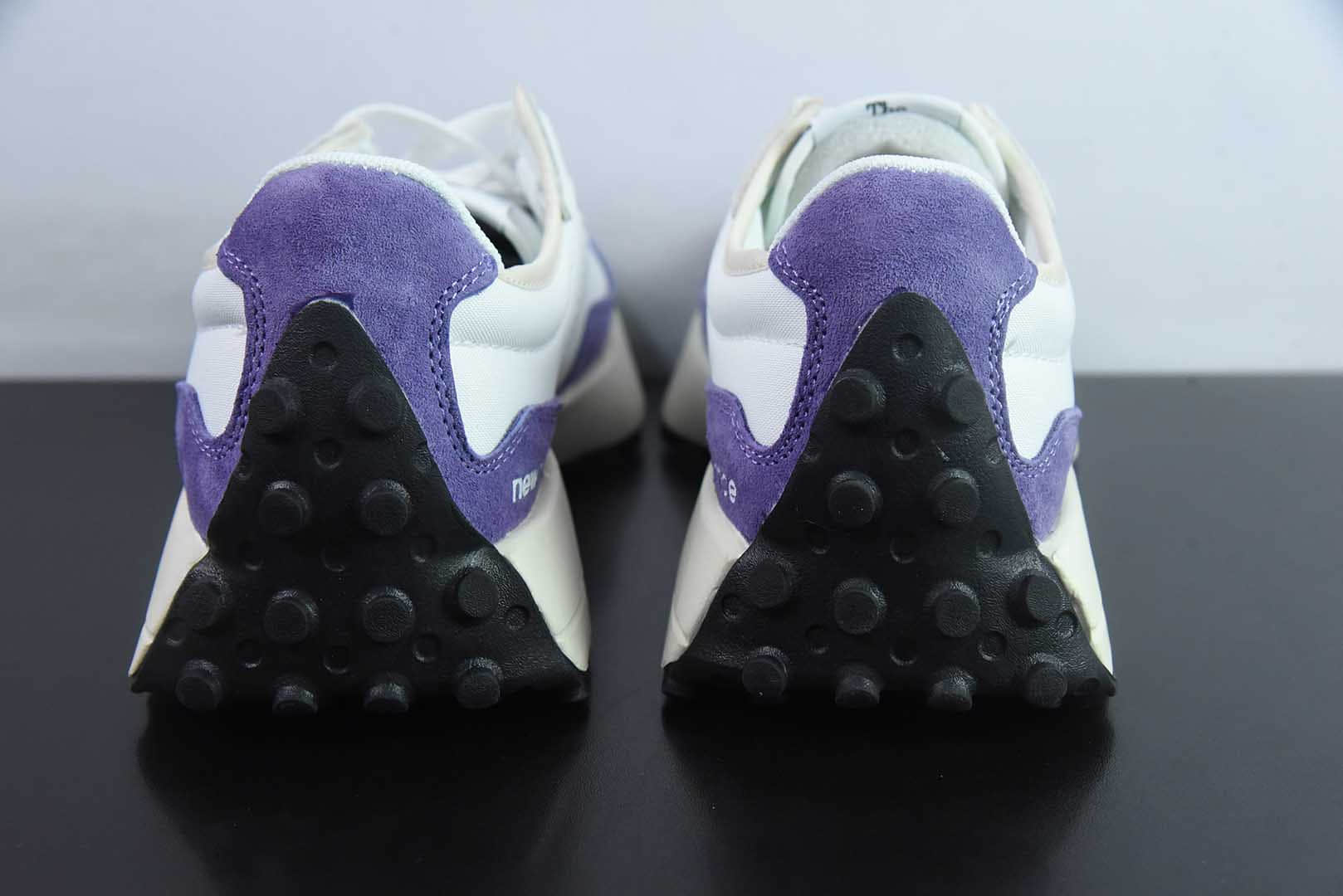 新百伦New Balance MS327系列黑白紫复古休闲运动慢跑鞋纯原版本 货号:MS327FE-2