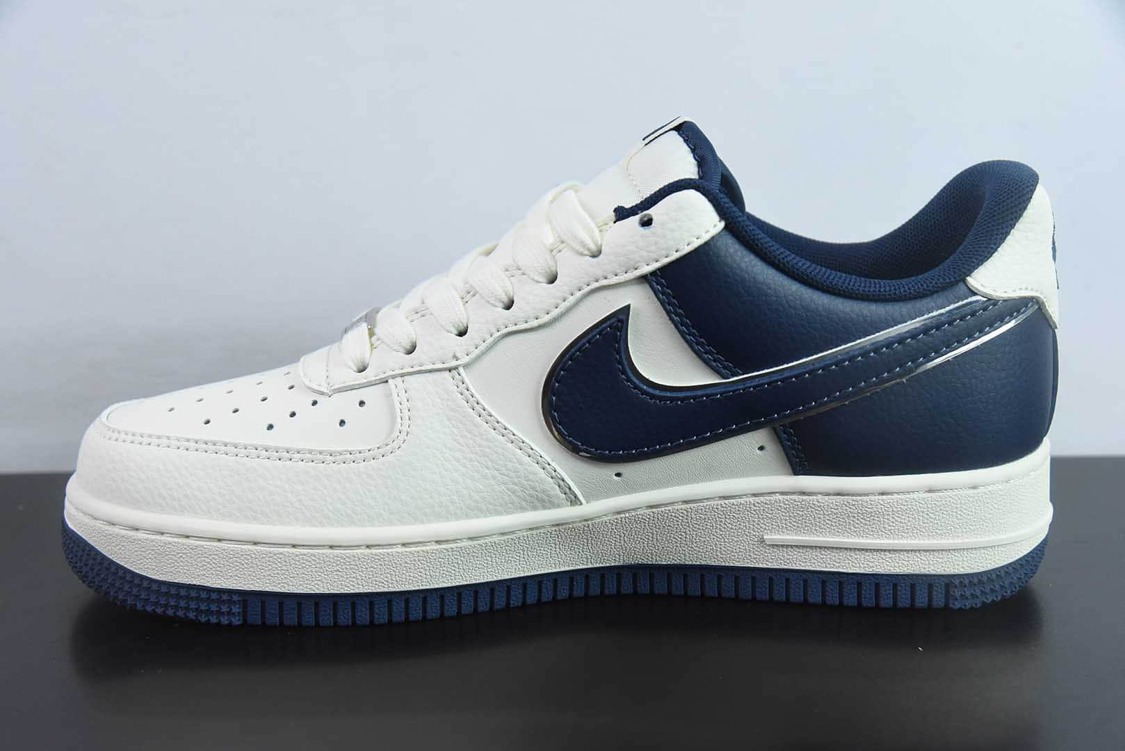 耐克 Nike Air Force 1'07 Low 北面联名白深蓝空军一号低帮休闲板鞋纯原版本 货号:ZH2598-318