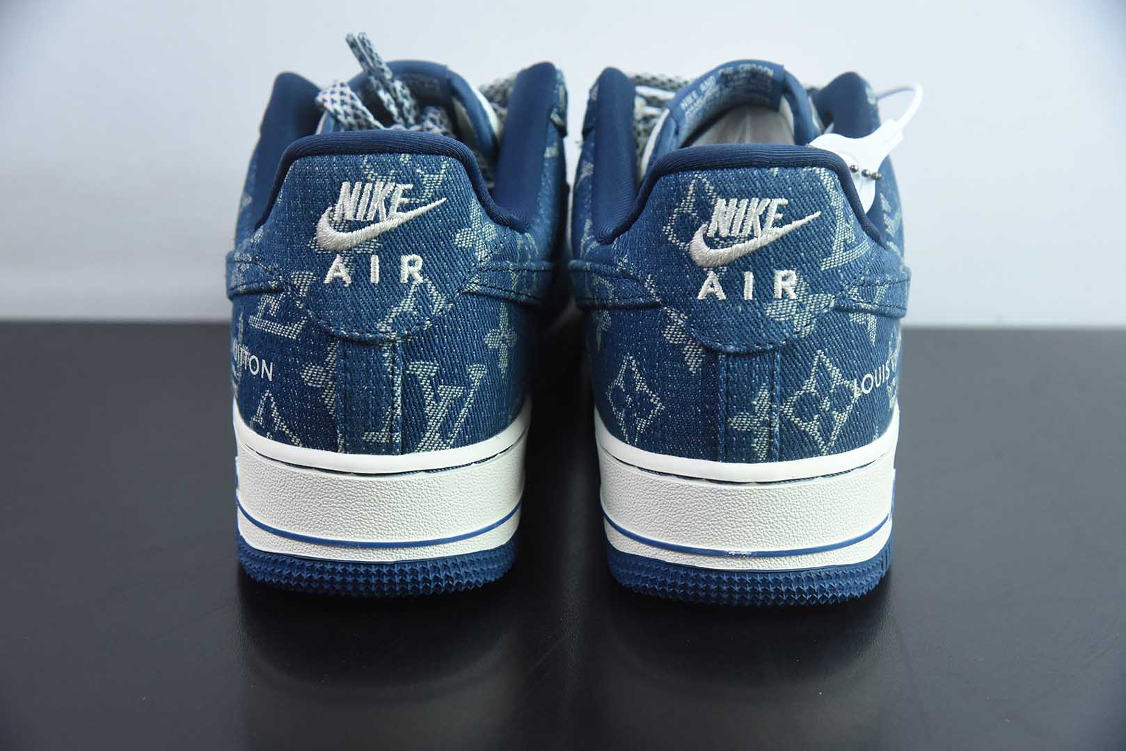 耐克Nike Air Force 1'07 Low LV联名蓝色牛仔空军一号低帮休闲板鞋纯原版本 货号：ZD1988-001