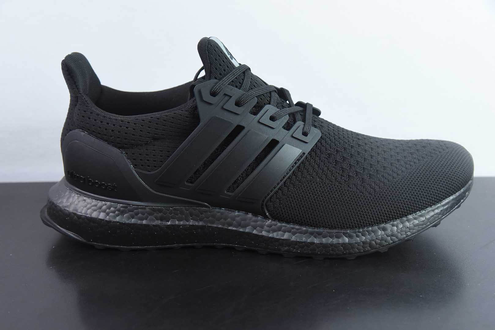 阿迪达斯 Adidas Ultra boost 1.0 UB初代纯黑爆米花休闲运动套脚慢跑鞋纯原版本 货号：HQ4199