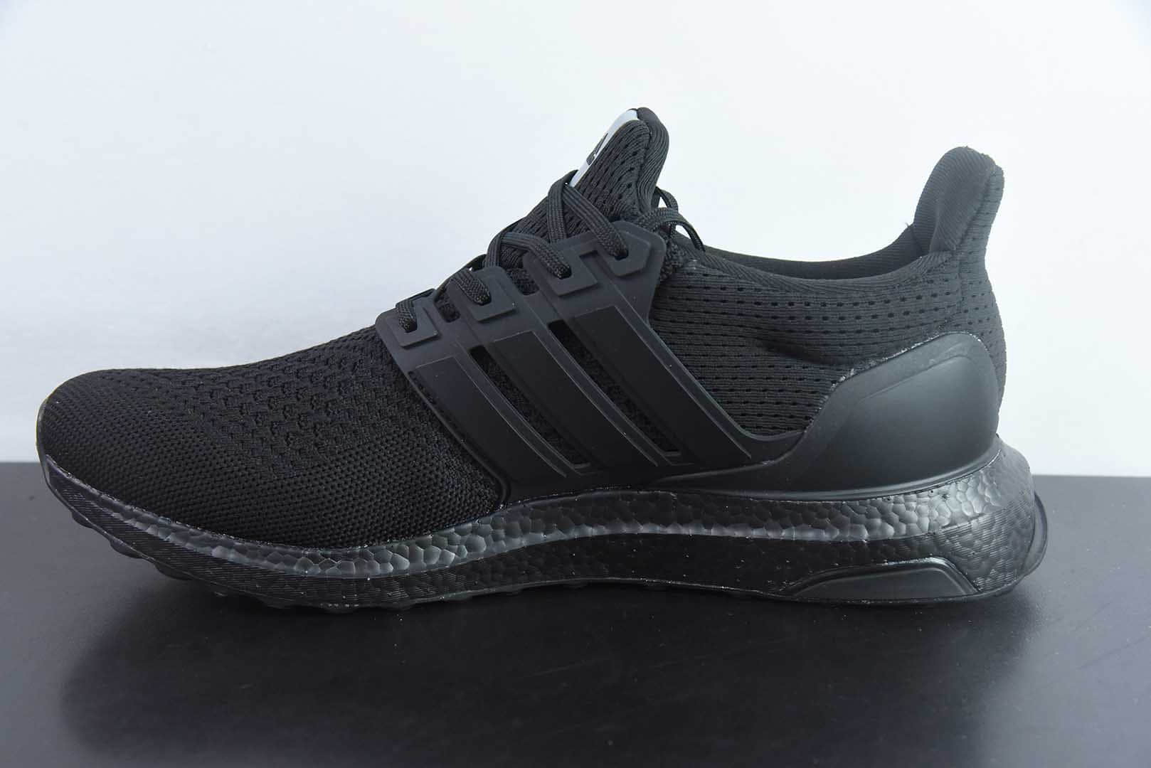 阿迪达斯 Adidas Ultra boost 1.0 UB初代纯黑爆米花休闲运动套脚慢跑鞋纯原版本 货号：HQ4199