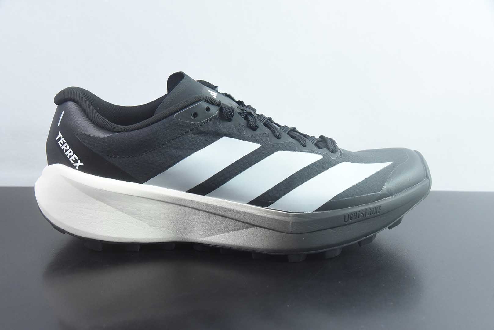 Adidas Terrex Agravic 4 W 阿迪达斯 系带缓震轻质 舒适百搭 低帮马拉松运动跑步鞋 货号:KJ8870 尺码:36-45 纯原版本 实拍细节图