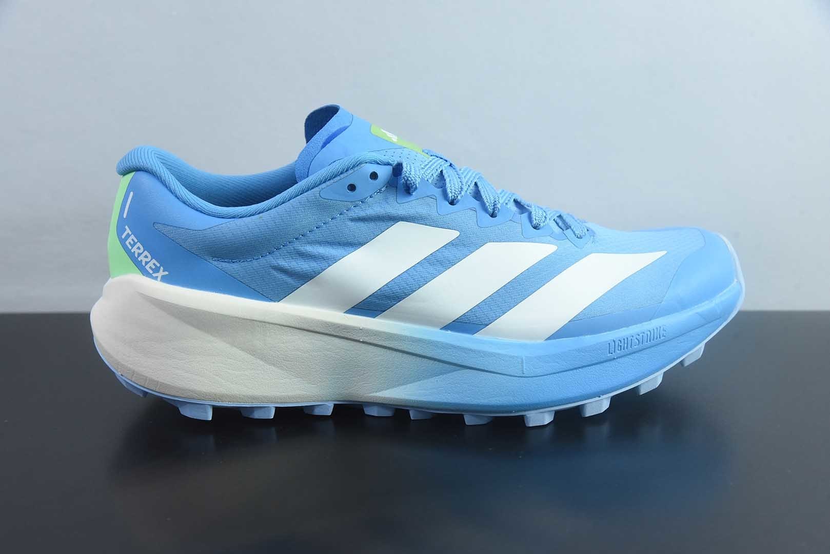 Adidas Terrex Agravic 4 W 阿迪达斯 系带缓震轻质 舒适百搭 低帮马拉松运动跑步鞋 货号:KJ1292 尺码:36-45 纯原版本 实拍细节图