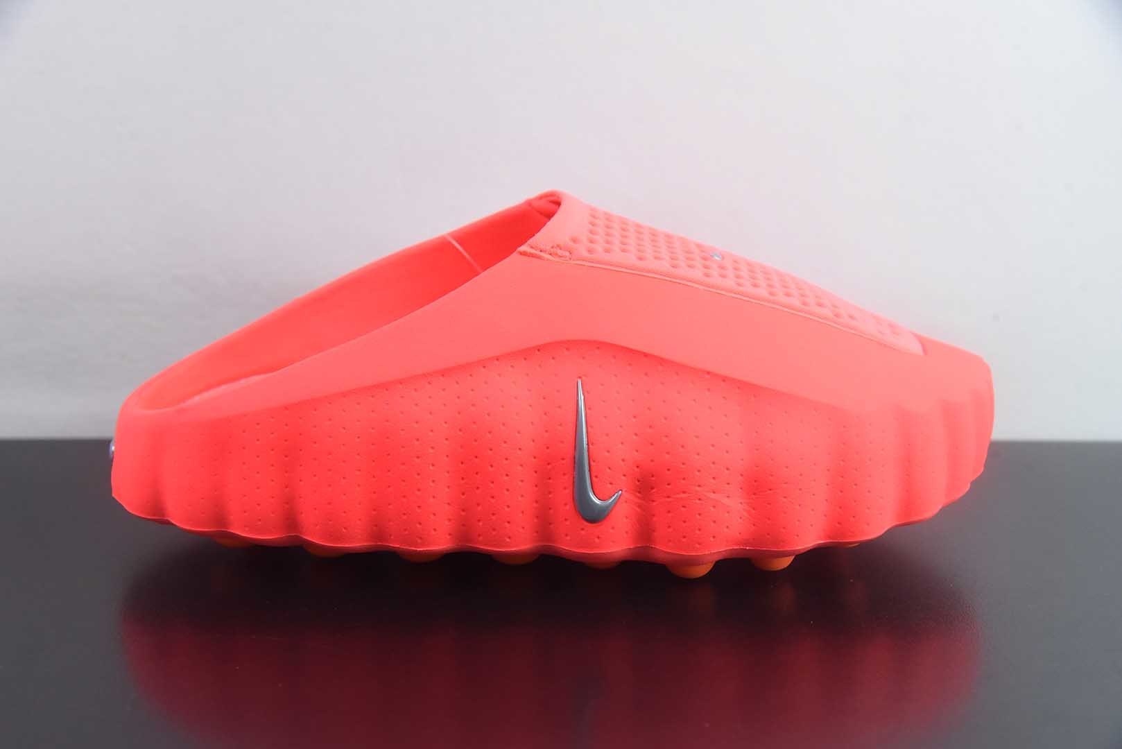 耐克 Nike Mind 001 黑科技足底按摩舒适柔软包头拖鞋 红色 货号:HQ4307-600纯原版本 实拍细节图