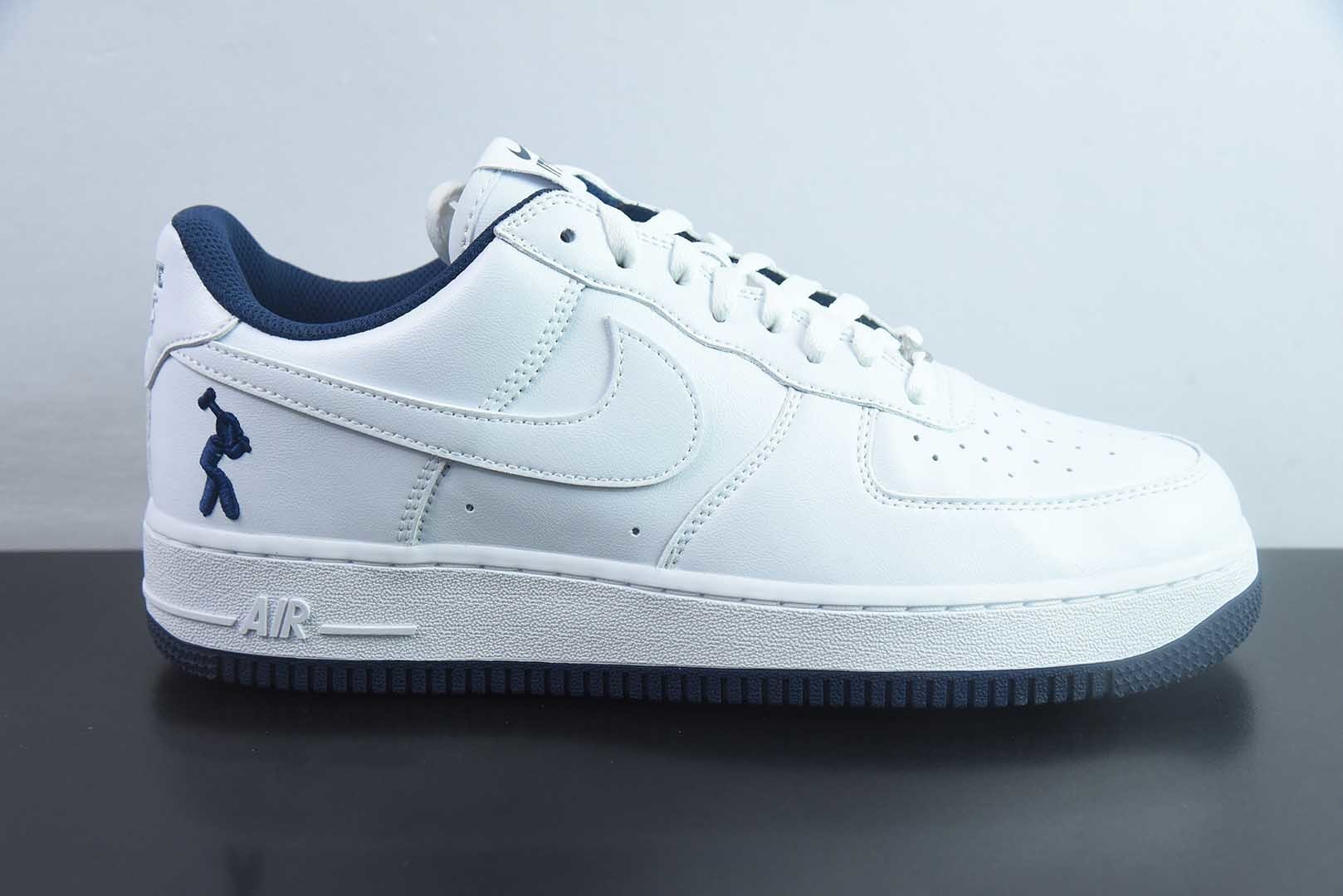 纯原 Lil Yachty x 耐克 Nike Air Force 1'07 Low "Concrete Boys" 联名款 打工人 空军一号低帮休闲板鞋 货号：IB5720-100 实拍细节图