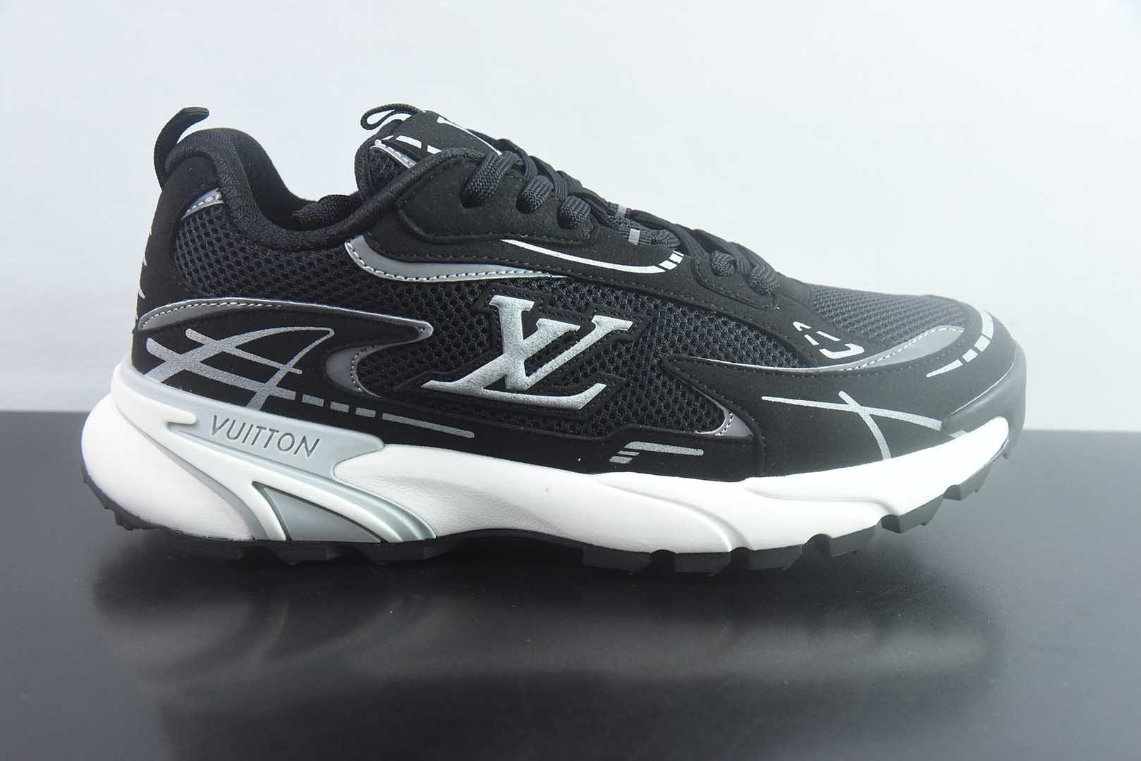 LOUIS VUITTON LV Tatic Runner 动感图案 厚底系带 低帮 生活休闲鞋 原装级高端礼盒+飞机盒+五件套配件+布袋 纯原版本 实拍细节图