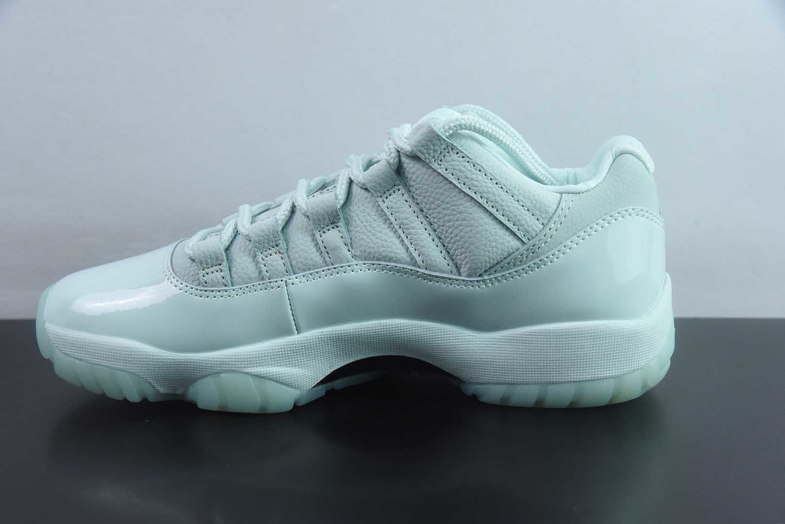 aj11低帮冰屋 浅绿色 乔丹 Air Jordan 11 “Igloo”冰屋 纯原版本 货号：IW1882-300 实拍细节图