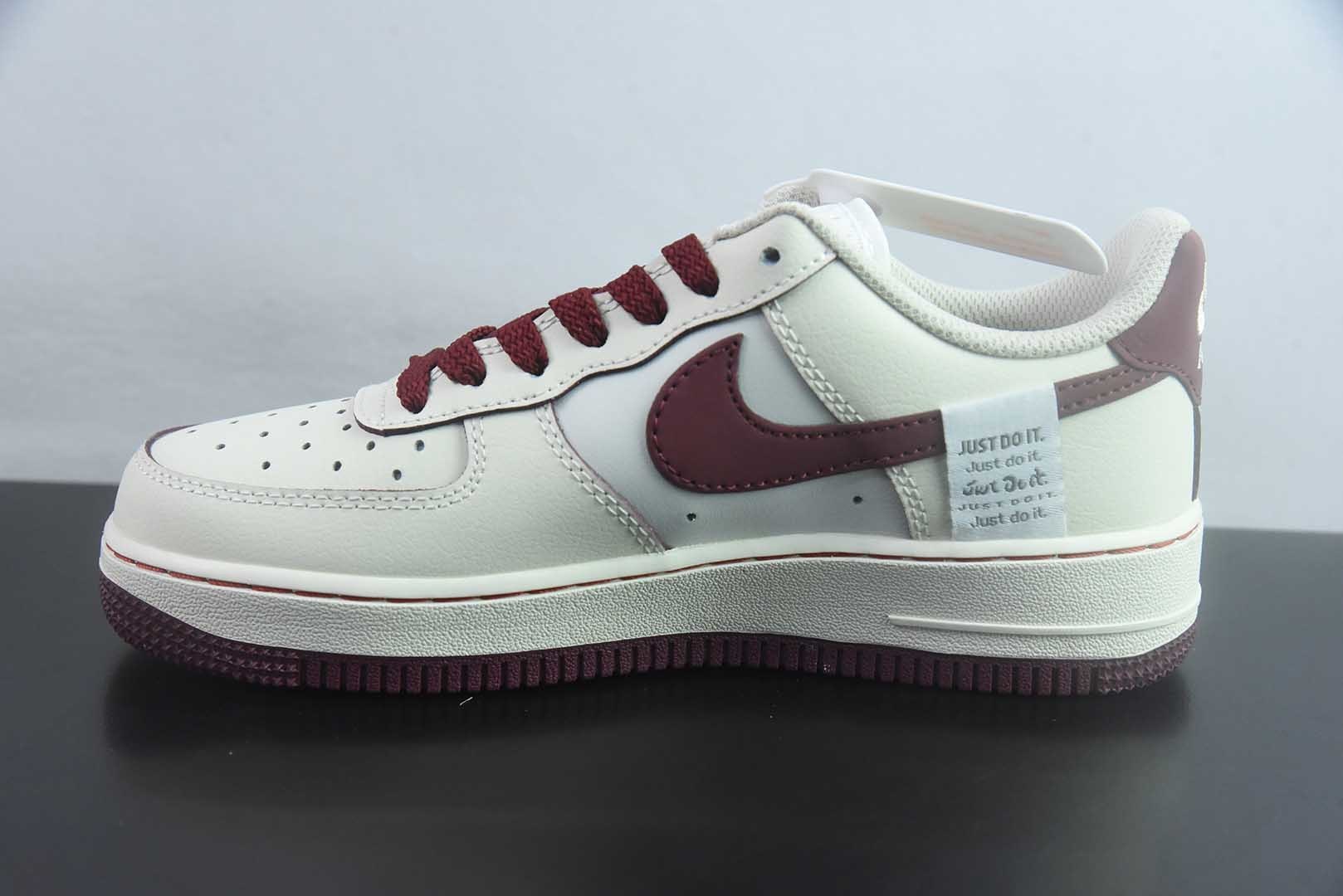 耐克 Nike Air Force 1'07 Low "Wild Berry Leopard Shadow" 手绘涂鸦 野莓豹影 空军一号低帮休闲板鞋 FB1839-521 纯原版本 实拍细节图