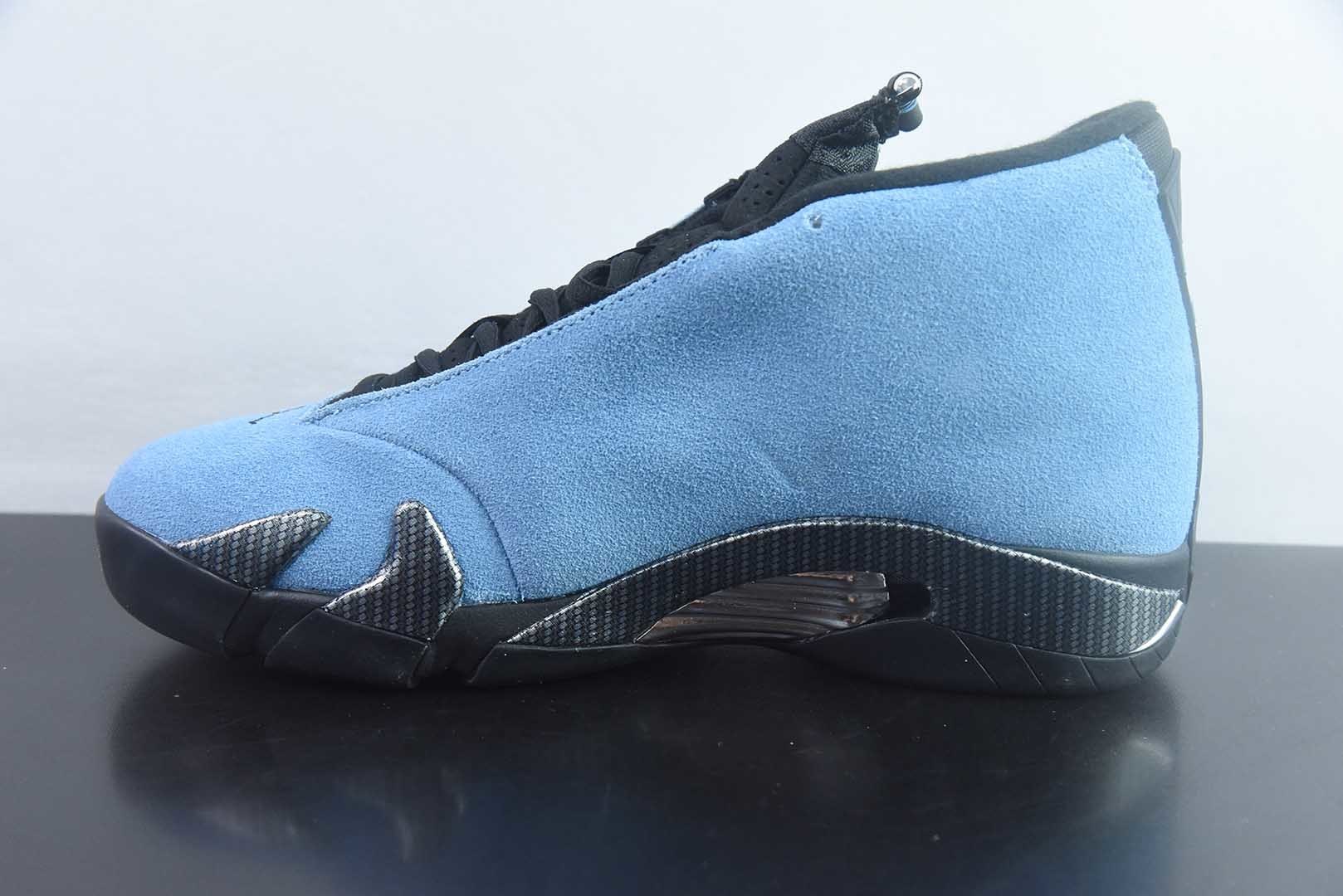 纯原版 乔丹 Air Jordan14 AJ14 北卡大学蓝 AJ14-904283(含45.5) 实拍细节图