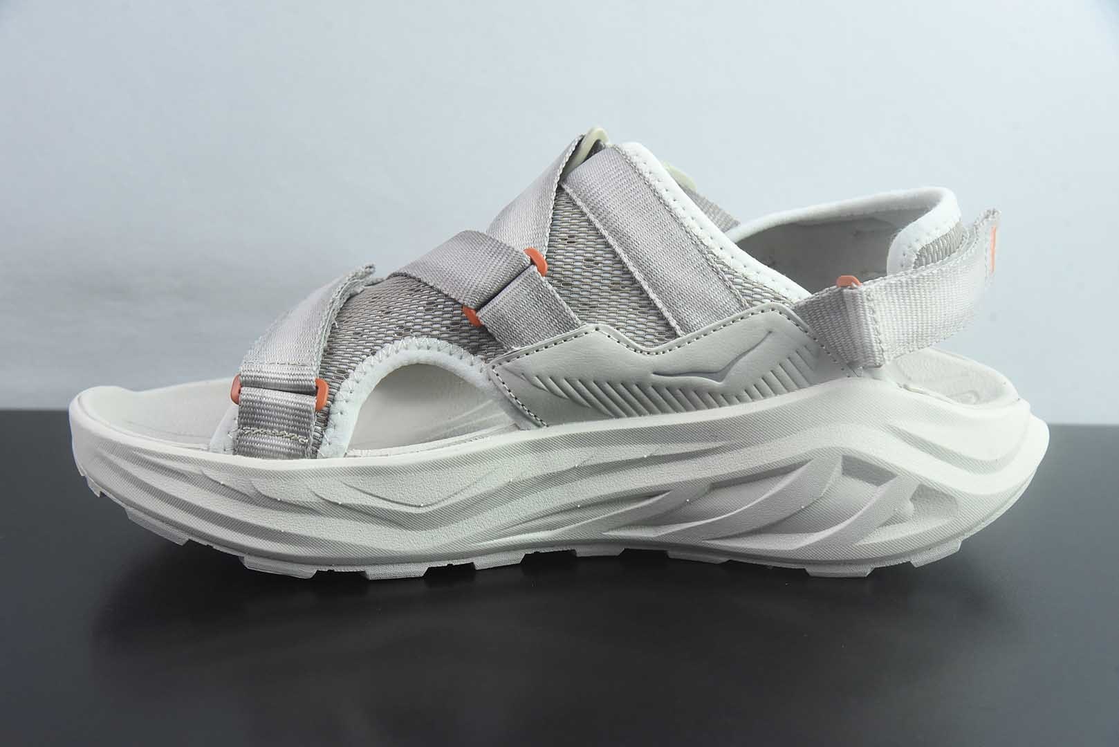 HOKA ONE ONE Infini Hike TC 沙滩凉鞋 灰色 货号:1162590/PCC 纯原版本 实拍细节图