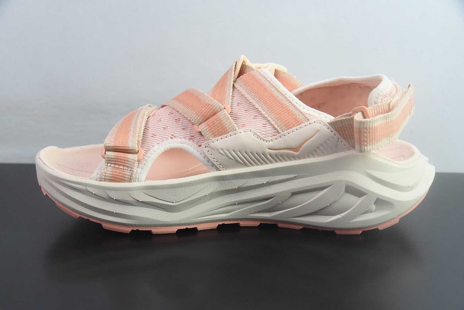 HOKA ONE ONE Infini Hike TC 沙滩凉鞋 橙色 货号：1162590/DTV 纯原版本 实拍细节图