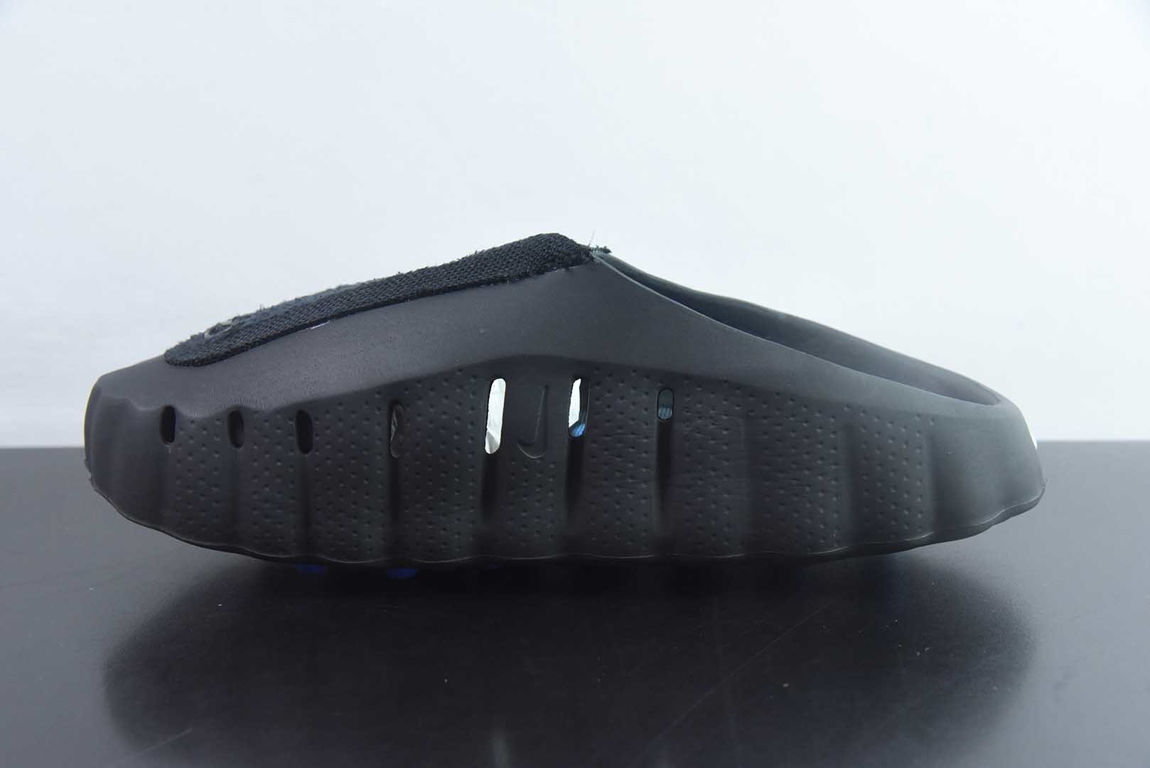 耐克 NIKE MIND 001 SP FK Fragment Design x  藤原浩联名舒适贴合科技风无特殊功能包头按摩拖鞋   目前最顶批次 原厂高密度三明治 长翻毛黑绒 前后组合模块 22块独立按摩单元 无任何毛边 纯原版本 货号：IQ8502-001 实拍细节图