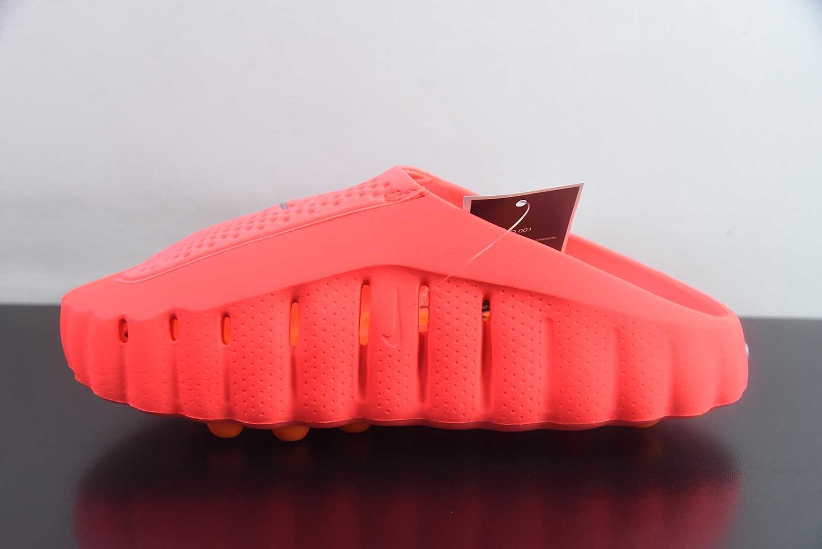 耐克 Nike Mind 001 黑科技足底按摩舒适柔软包头拖鞋 红色 货号:HQ4307-600纯原版本 实拍细节图