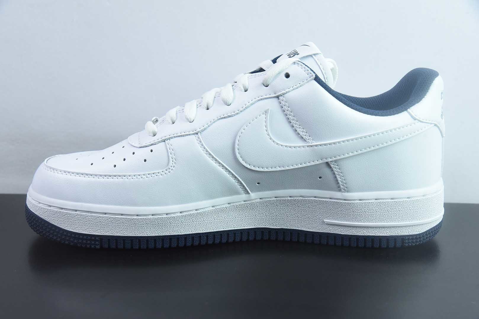 纯原 Lil Yachty x 耐克 Nike Air Force 1'07 Low "Concrete Boys" 联名款 打工人 空军一号低帮休闲板鞋 货号：IB5720-100 实拍细节图