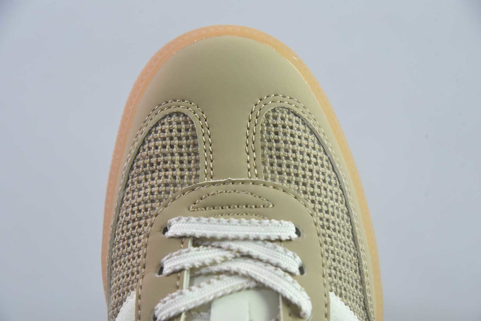 阿迪达斯 adidas originals Samba OG MULE 舒适贴合 透气 包头拖鞋 货号：浅米HP5054 纯原版本 实拍细节图