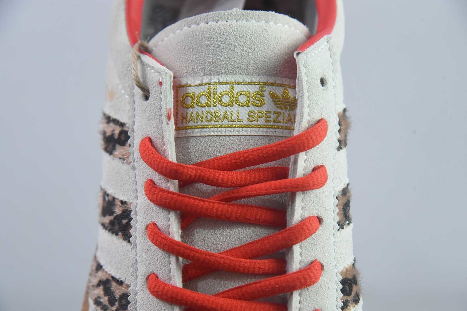 Adidas originals HANDBALL SPEZIAL 三叶草 德训 休闲运动板鞋/灰色豹纹  BD7622 纯原版本 实拍细节图