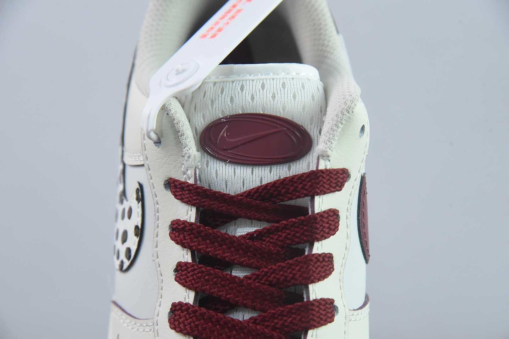 耐克 Nike Air Force 1'07 Low "Wild Berry Leopard Shadow" 手绘涂鸦 野莓豹影 空军一号低帮休闲板鞋 FB1839-521 纯原版本 实拍细节图