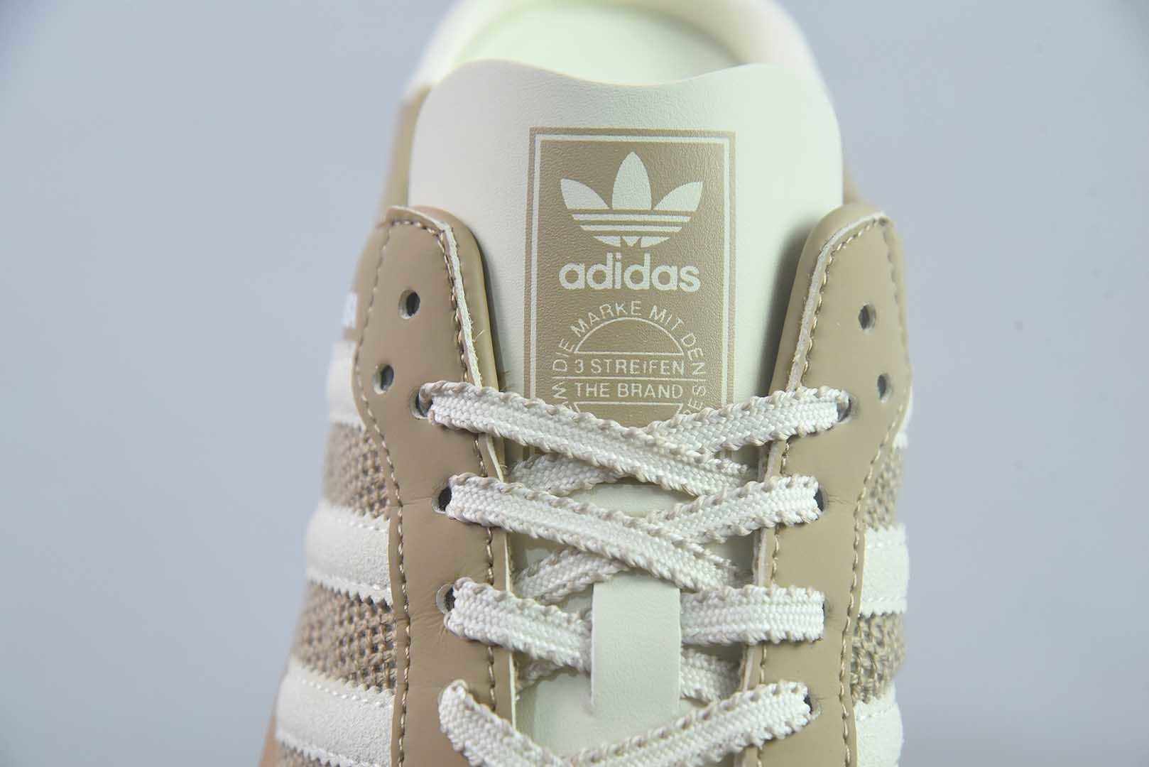 阿迪达斯 adidas originals Samba OG MULE 舒适贴合 透气 包头拖鞋 货号：浅米HP5054 纯原版本 实拍细节图