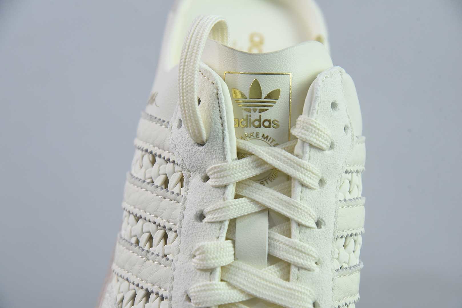 阿迪达斯 adidas originals Samba OG MULE 舒适贴合 透气 包头拖鞋 货号：浅米KH7719 纯原版本 实拍细节图