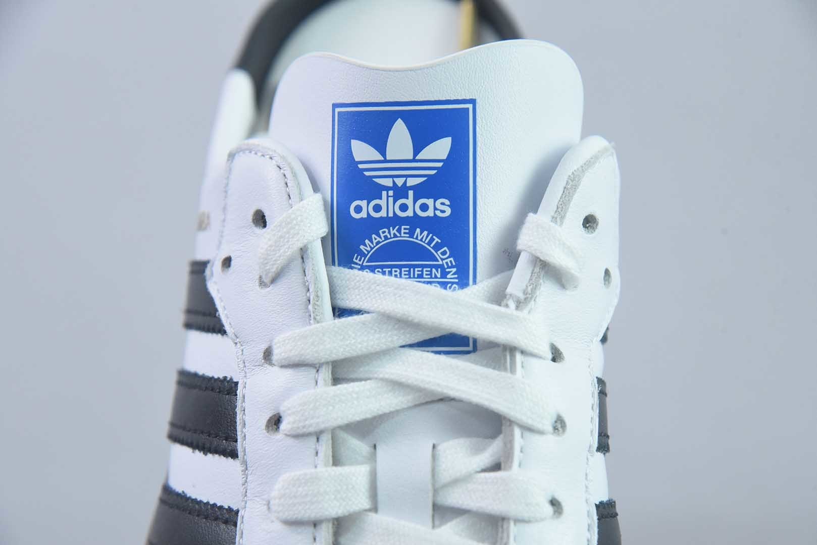 阿迪达斯 Adidas Samba OG 阿迪三叶草休闲半拖 纯原版本 货号：LB3814 实拍细节图