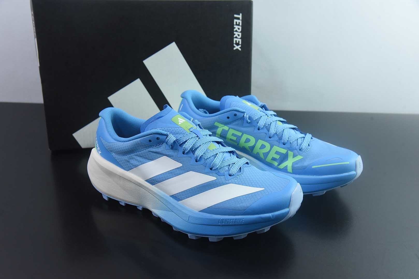 Adidas Terrex Agravic 4 W 阿迪达斯 系带缓震轻质 舒适百搭 低帮马拉松运动跑步鞋 货号:KJ1292 尺码:36-45 纯原版本 实拍细节图