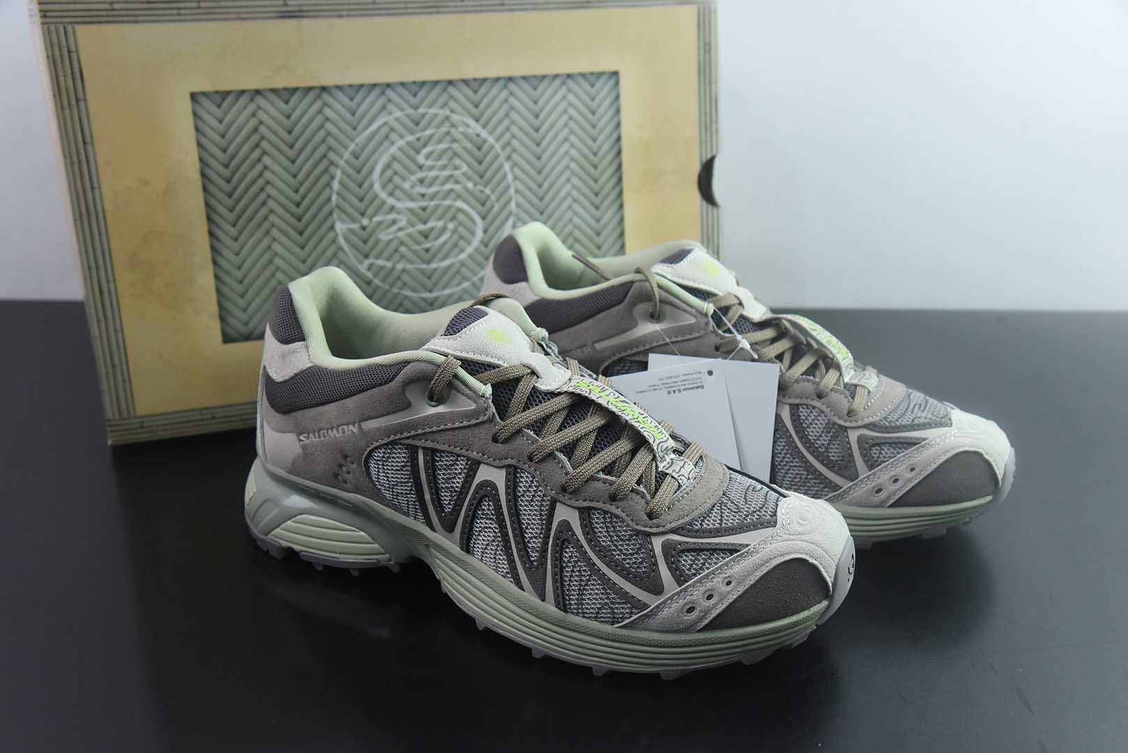 SALOMON萨洛蒙 XT-WHISPER Suede 舒适柔软 休闲跑步鞋 男女同款 492805 28 Size：36 36.5 37.5 38 38.5 39 40 40.5 41 42 42.5 43 44 45 46 纯原版本 主图