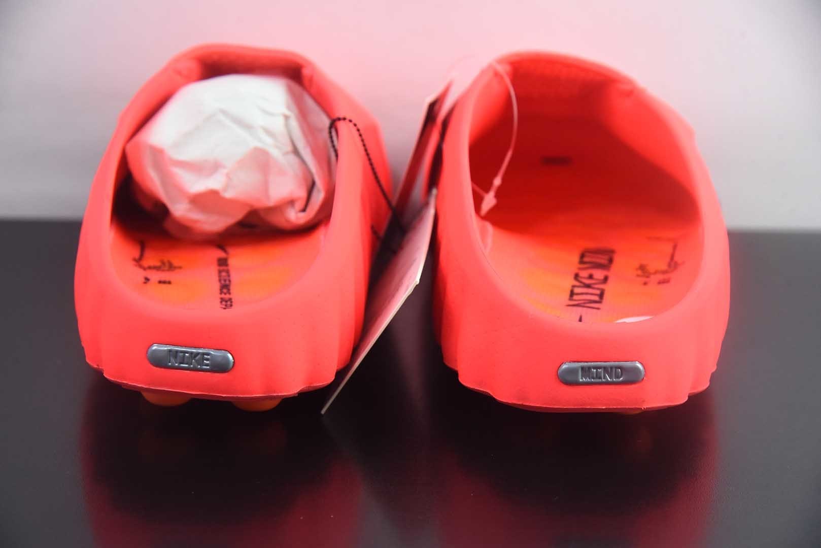 耐克 Nike Mind 001 黑科技足底按摩舒适柔软包头拖鞋 红色 货号:HQ4307-600纯原版本 主图