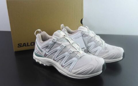 SALOMON萨洛蒙 XA PRO 3D 樱花 百搭舒适 低帮 户外功能鞋 男女同款 米绿色 454494 纯原版本 主图