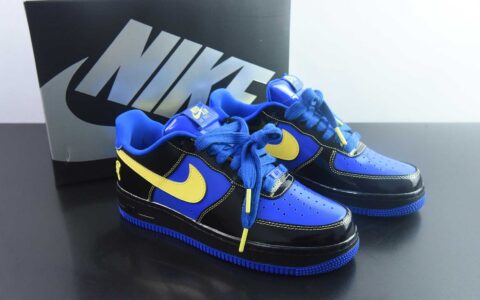 S2纯原版 空军一号af1 黑黄蓝 耐克 Nike  × Central Cee Air Force 1 Low SP 低帮 板鞋 货号：IQ1402-010