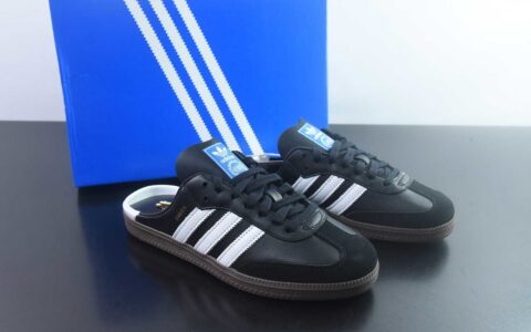 阿迪达斯 Adidas Samba OG 阿迪三叶草休闲半拖 纯原版本 货号：LB3815