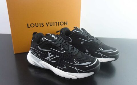 LOUIS VUITTON LV Tatic Runner 动感图案 厚底系带 低帮 生活休闲鞋 原装级高端礼盒+飞机盒+五件套配件+布袋 纯原版本