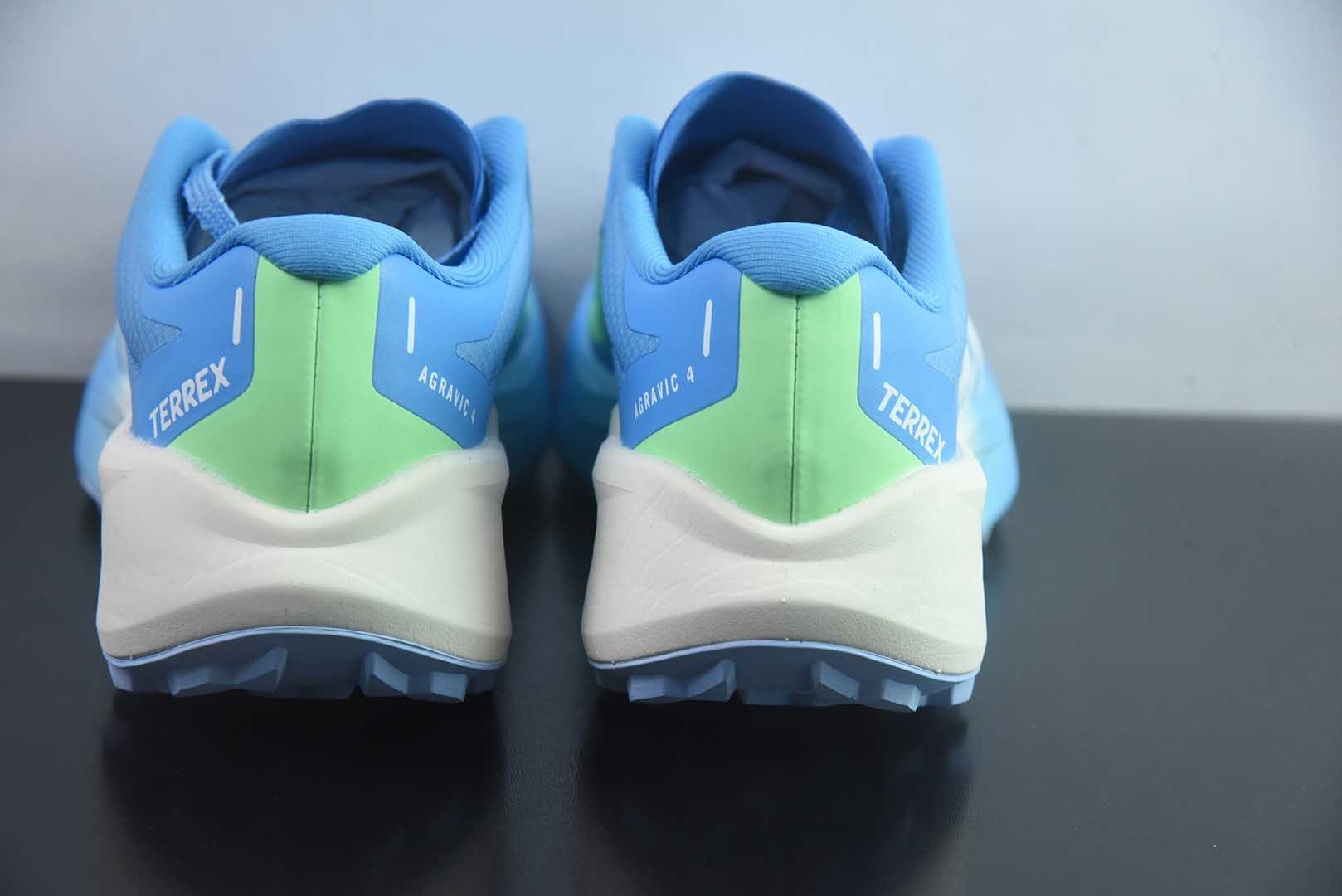 Adidas Terrex Agravic 4 W 阿迪达斯 系带缓震轻质 舒适百搭 低帮马拉松运动跑步鞋 货号:KJ1292 尺码:36-45 纯原版本 实拍细节图