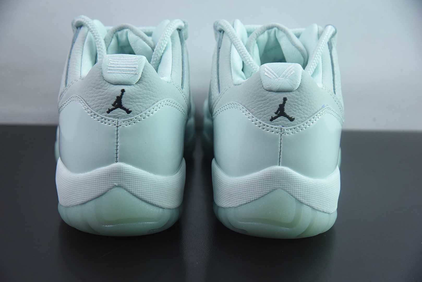 aj11低帮冰屋 浅绿色 乔丹 Air Jordan 11 “Igloo”冰屋 纯原版本 货号：IW1882-300 实拍细节图
