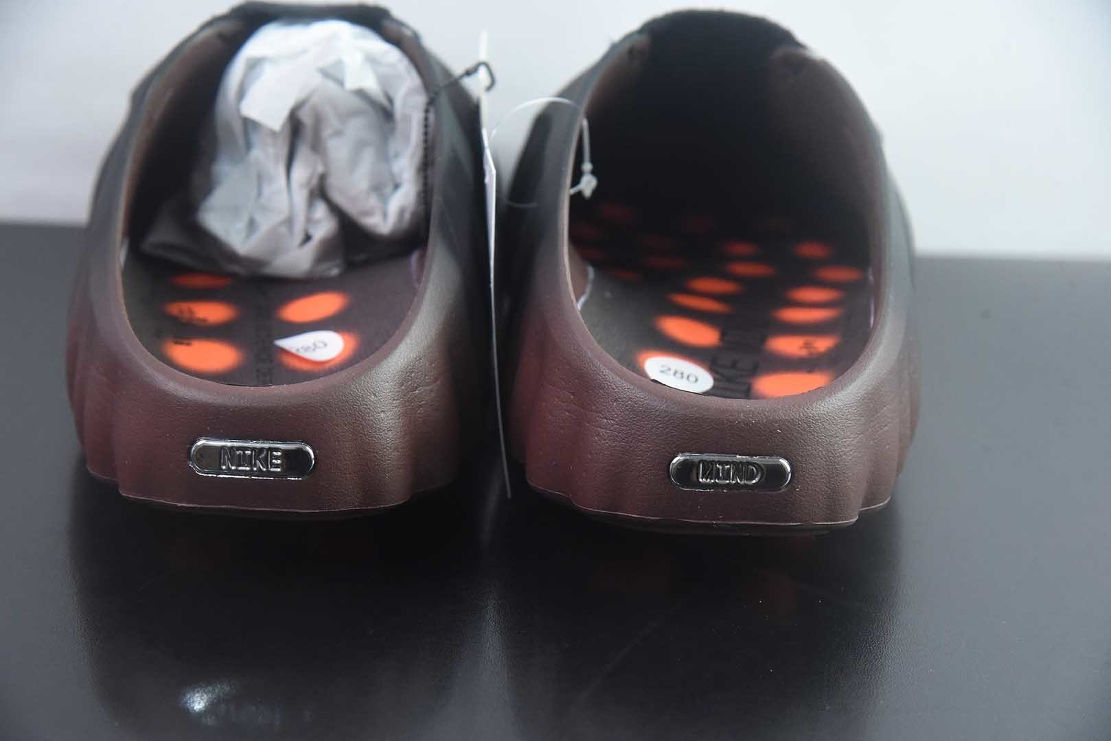 S2纯原版本耐克 Nike Mind 001 黑棕渐变 神经科学足底按摩拖鞋 货号：IR2175-200 实拍细节图